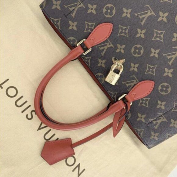 Louis Vuitton Monogram Flower Tote Shoulder Handbag - Picture 9 of 13